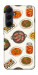 Чехол Korean food для Galaxy A55