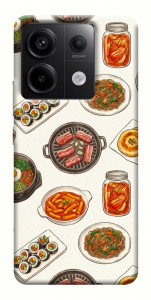 Чехол Korean food для Xiaomi Redmi Note 13 Pro 4G