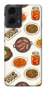 Чехол Korean food для Motorola Moto G24