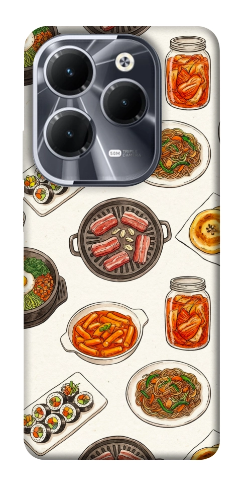 Чехол Korean food для Infinix Hot 40