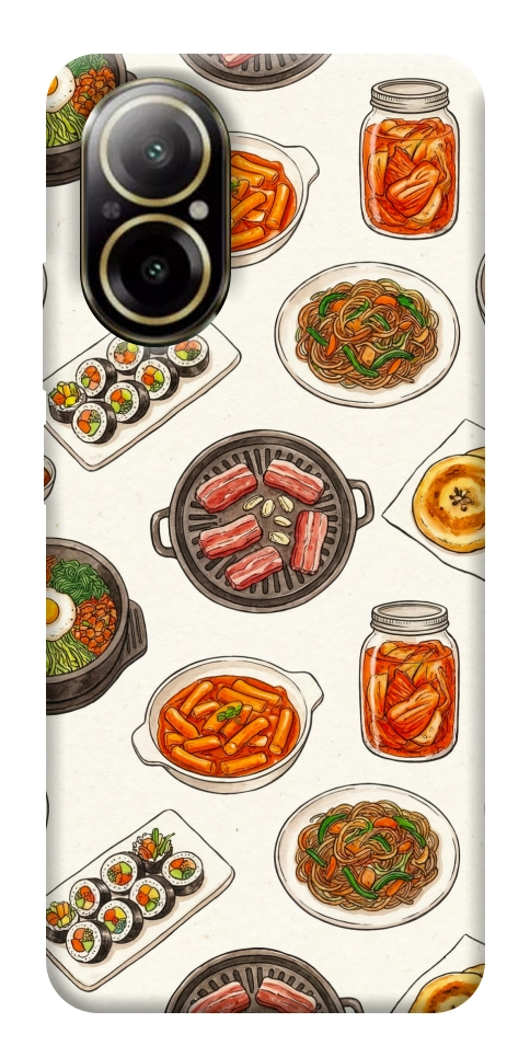 Чохол Korean food для Realme C67 4G