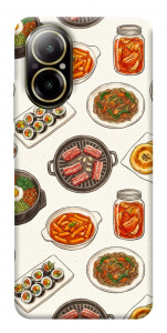 Чехол Korean food для Realme C67 4G