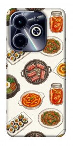 Чехол Korean food для Infinix Hot 40i