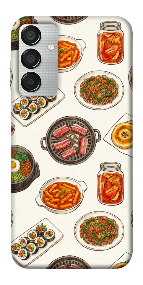 Чехол Korean food для Galaxy M15 5G