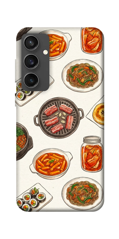 Чохол Korean food для Galaxy S24 FE