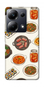 Чехол Korean food для Xiaomi Poco M6 Pro 4G