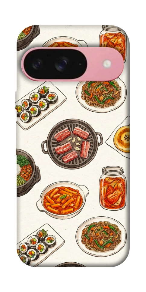 Чохол Korean food для Google Pixel 9