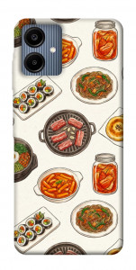 Чохол Korean food для Galaxy A06