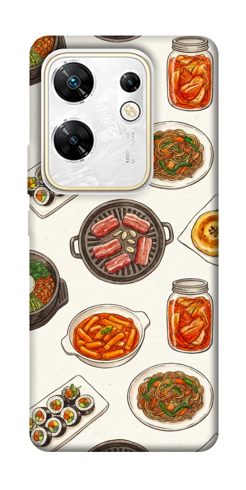 Чехол Korean food для Infinix Zero 30 4G