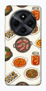 Чехол Korean food для Xiaomi Poco C75