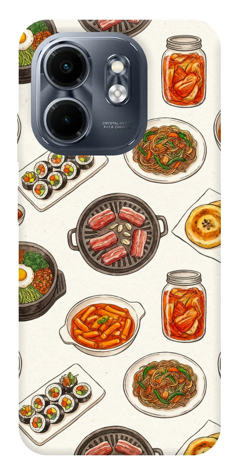 Чехол Korean food для Infinix Smart 9 4G