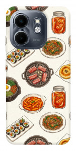 Чехол Korean food для Infinix Hot 50i