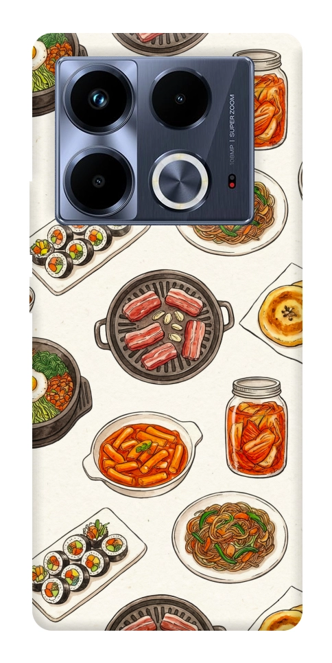 Чехол Korean food для Infinix Note 40 4G
