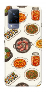 Чехол Korean food для Vivo V21