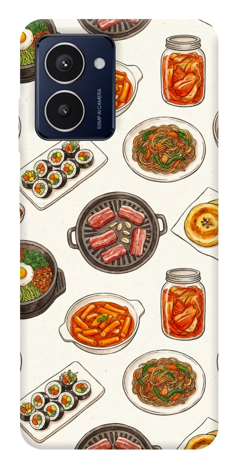 Чехол Korean food для HMD Pulse Pro