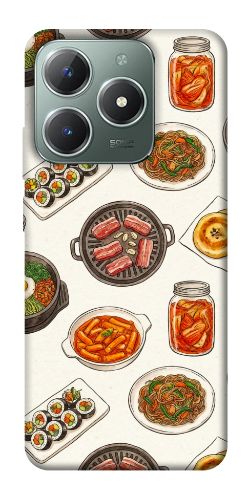 Чехол Korean food для Realme C61