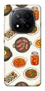 Чехол Korean food для Xiaomi Redmi Note 14 Pro+ 5G