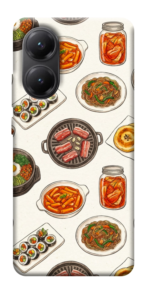 Чехол Korean food для Xiaomi Poco X7 Pro