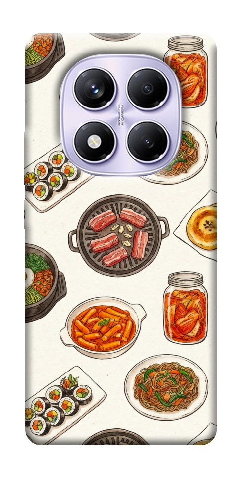 Чохол Korean food для Xiaomi Redmi Note 14 Pro 4G
