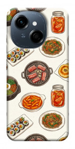 Чехол Korean food для TECNO Spark Go 1 (KL4)