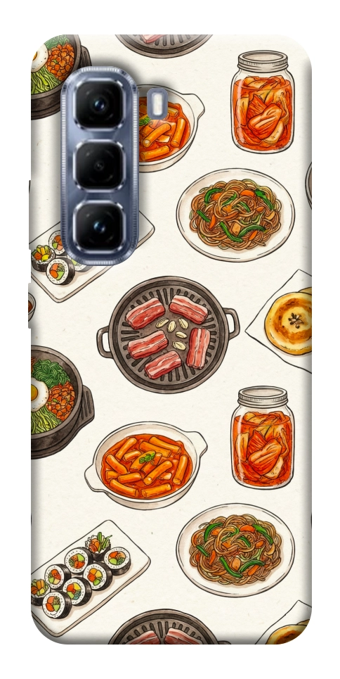 Чохол Korean food для Infinix Hot 50 Pro