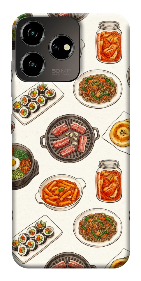 Чехол Korean food для ZTE Blade V50 Design 4G