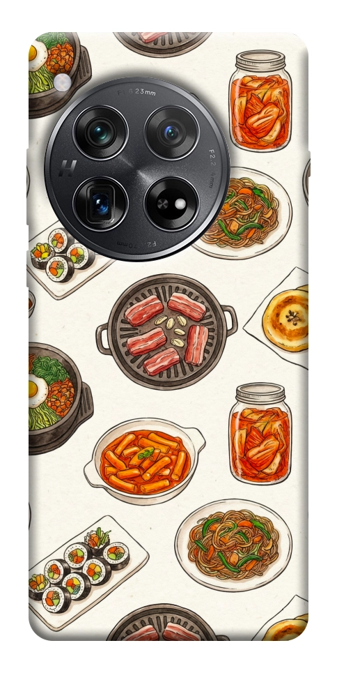 Чохол Korean food для OnePlus 12