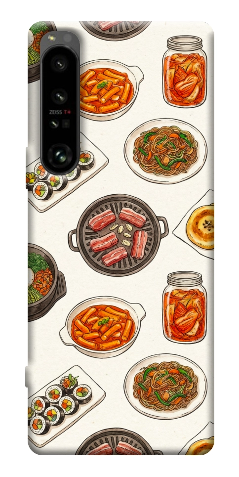 Чехол Korean food для Sony Xperia 1 IV