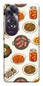 Чехол Korean food для Oppo A60 4G
