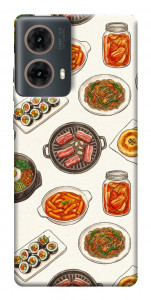 Чехол Korean food для Motorola Moto G85