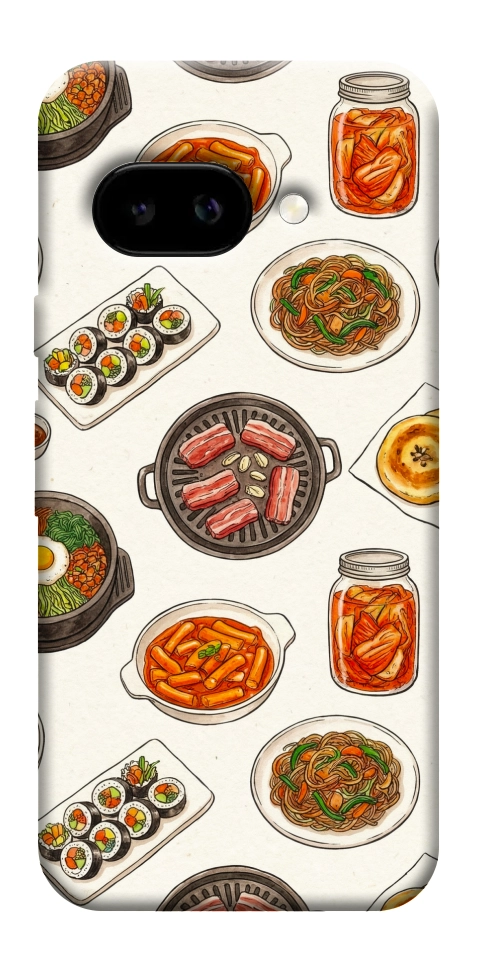 Чехол Korean food для Google Pixel 9a