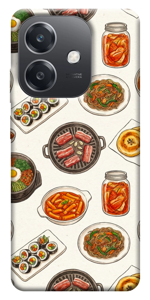 Чехол Korean food для Oppo A40m