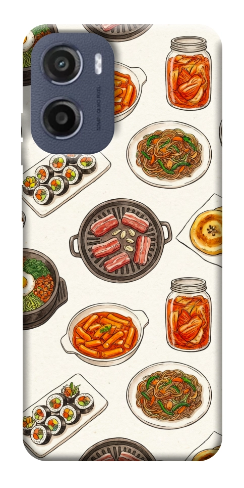 Чехол Korean food для Motorola Moto G05