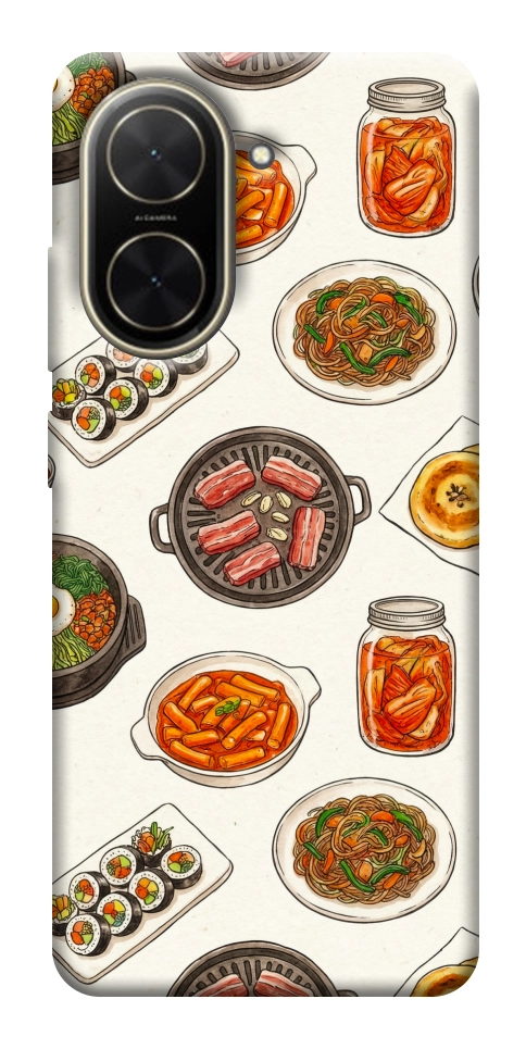Чехол Korean food для Xiaomi Poco C71