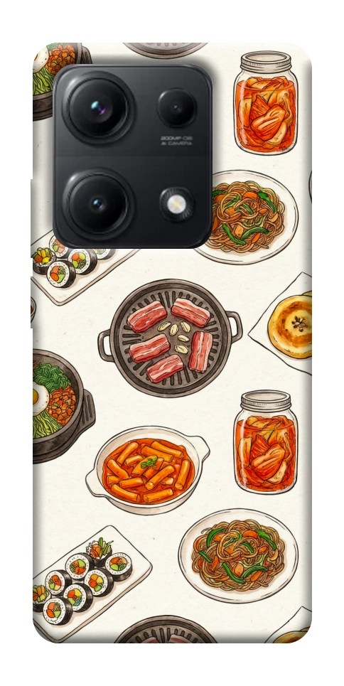 Чехол Korean food для Xiaomi Redmi Note 14S