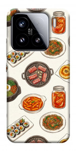 Чехол Korean food для Xiaomi 15