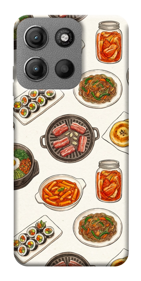 Чехол Korean food для Motorola Moto G15 4G