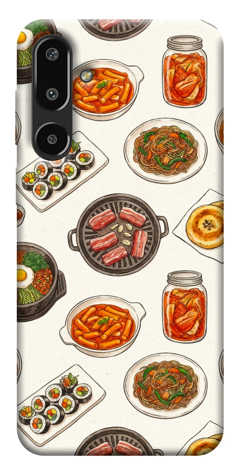 Чохол Korean food для Galaxy F16 5G