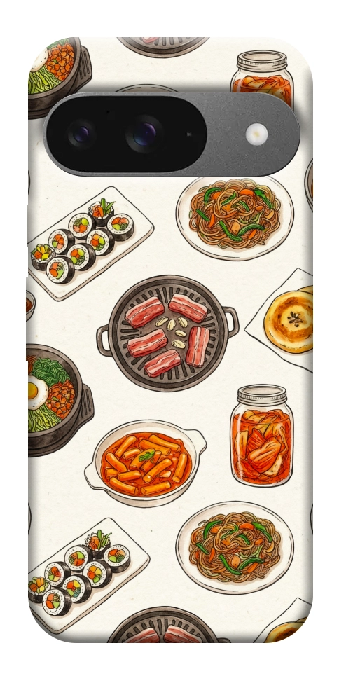 Чехол Korean food для Google Pixel 10