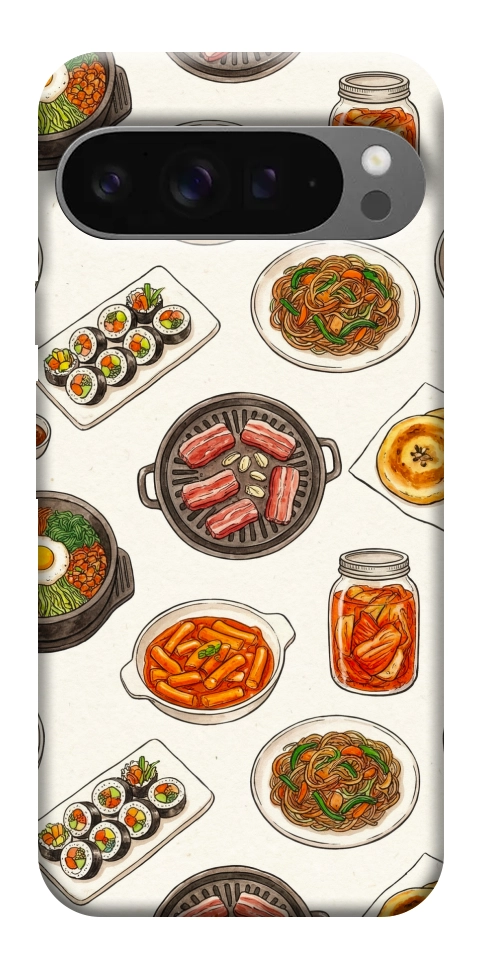 Чехол Korean food для Google Pixel 10 Pro XL