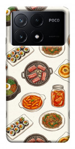 Чохол Korean food для Xiaomi Poco X6 Pro