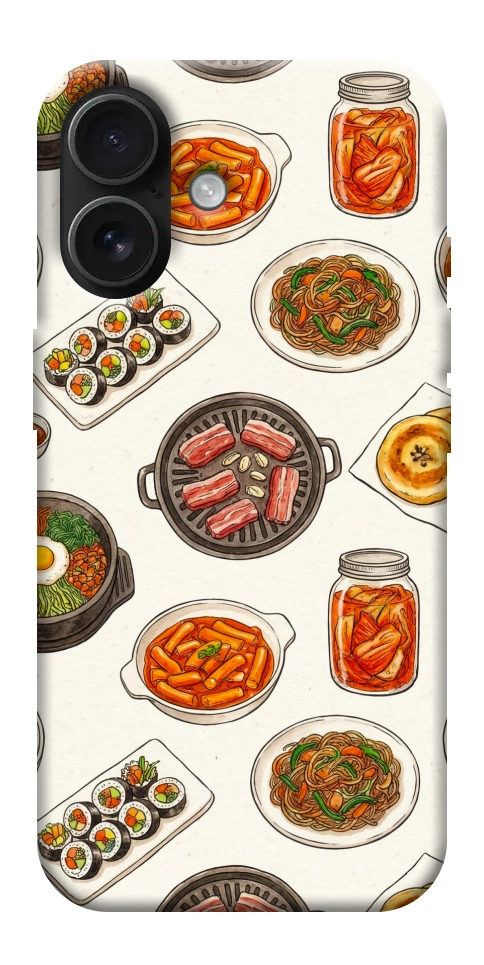 Чохол Korean food для iPhone 17