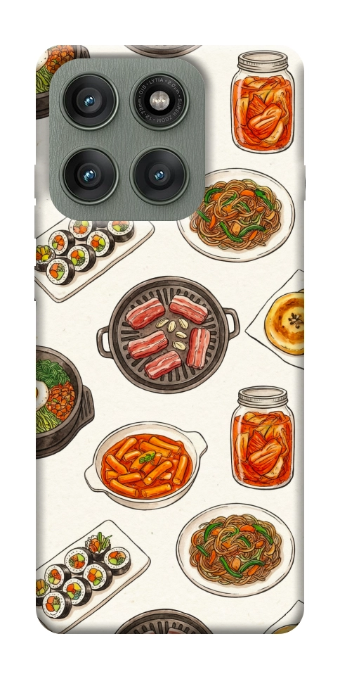 Чехол Korean food для Motorola Edge 60 Pro