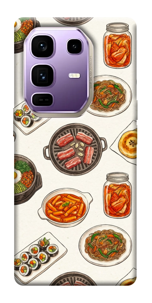 Чехол Korean food для Infinix Note 50 Pro+