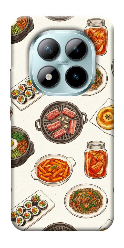 Чехол Korean food для Xiaomi Redmi Note 15 Pro+ 5G