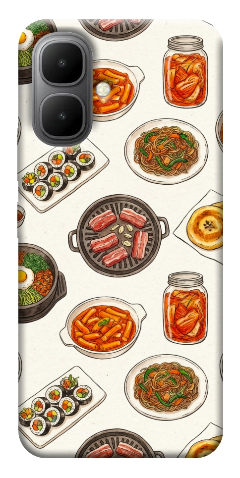 Чехол Korean food для Infinix Smart 10
