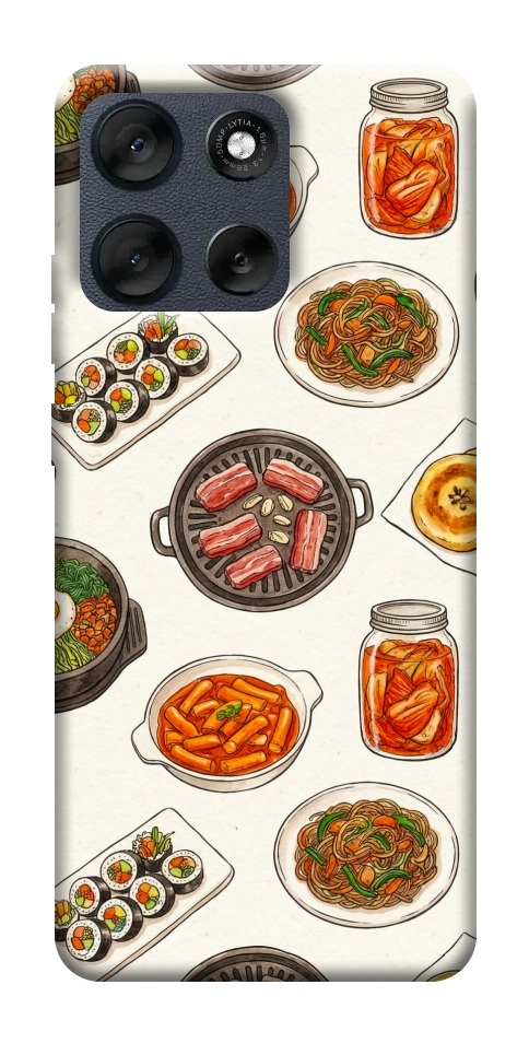 Чехол Korean food для Motorola Moto G56 5G