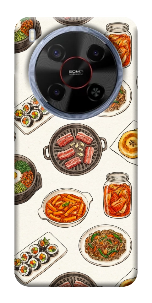 Чехол Korean food для ZTE Nubia V70 Max