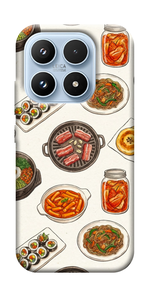 Чохол Korean food для Xiaomi 17
