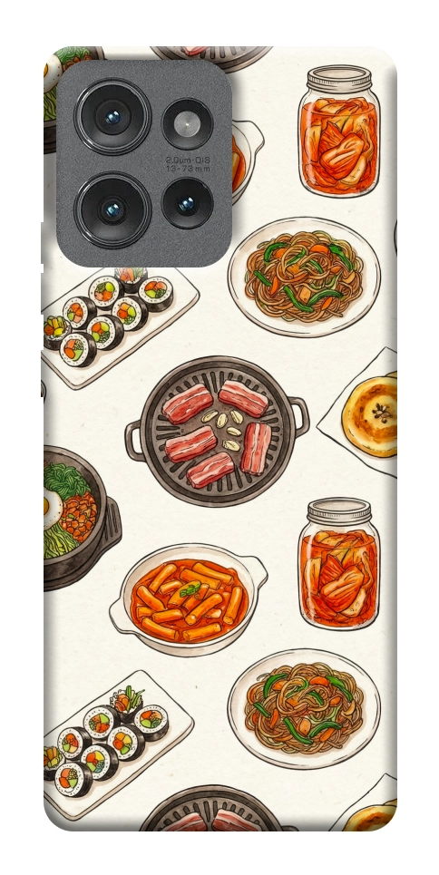 Чехол Korean food для Motorola Edge 50